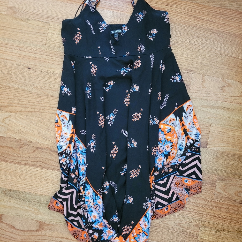 Express Trapeze Floral Dress - Size S